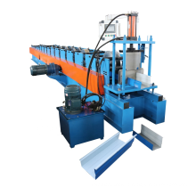 zhongtuo seamless gutter machine/metal rain gutter profile cold rolling forming machinery